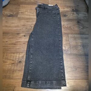 Lands' End Charcoal Women's Flare Jeans Size 14 P. New